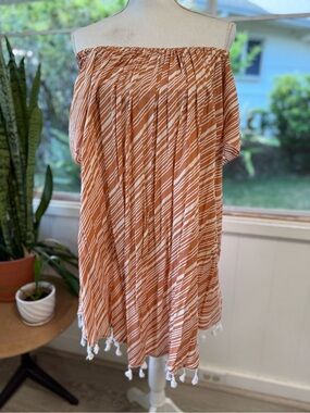 Ava Sky Dress Sunkiss - Sunny Stripe